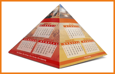 Pop up Pyramid direct mailing product