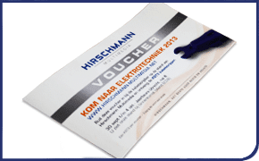 Direct mailing Rectangular Pop up with additional card