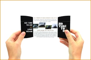 Case Direct Mailing Turning Card Land Rover