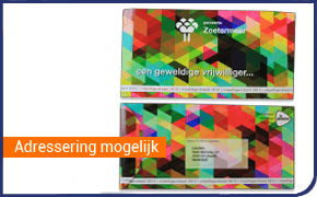 MoveCard full colour bedrukking Direct Mail