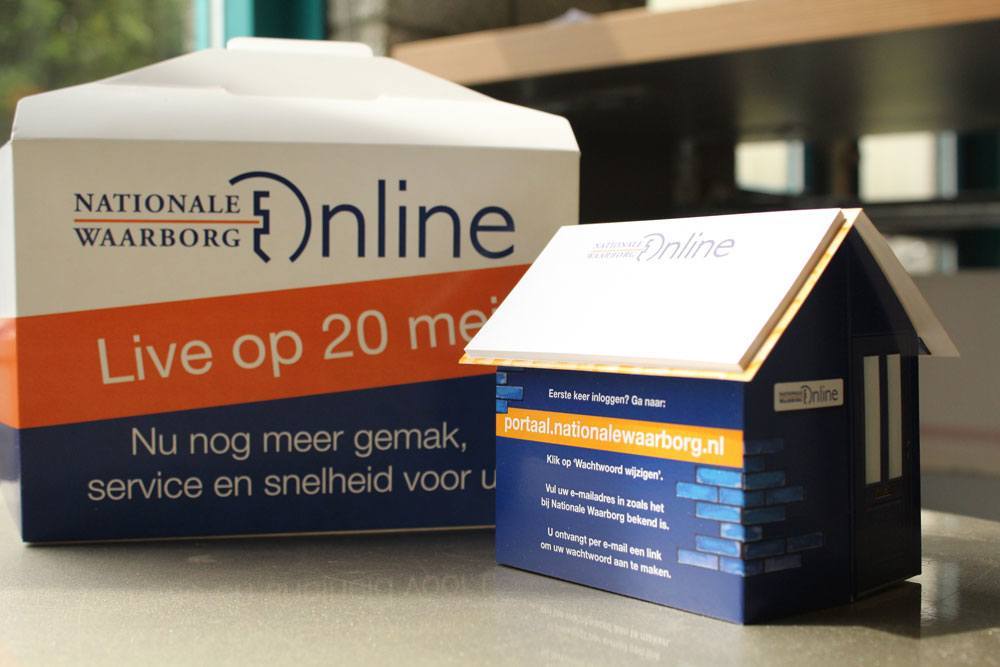 Case Direct Mailing Pop Up Huisje Nationale Waarborg Online