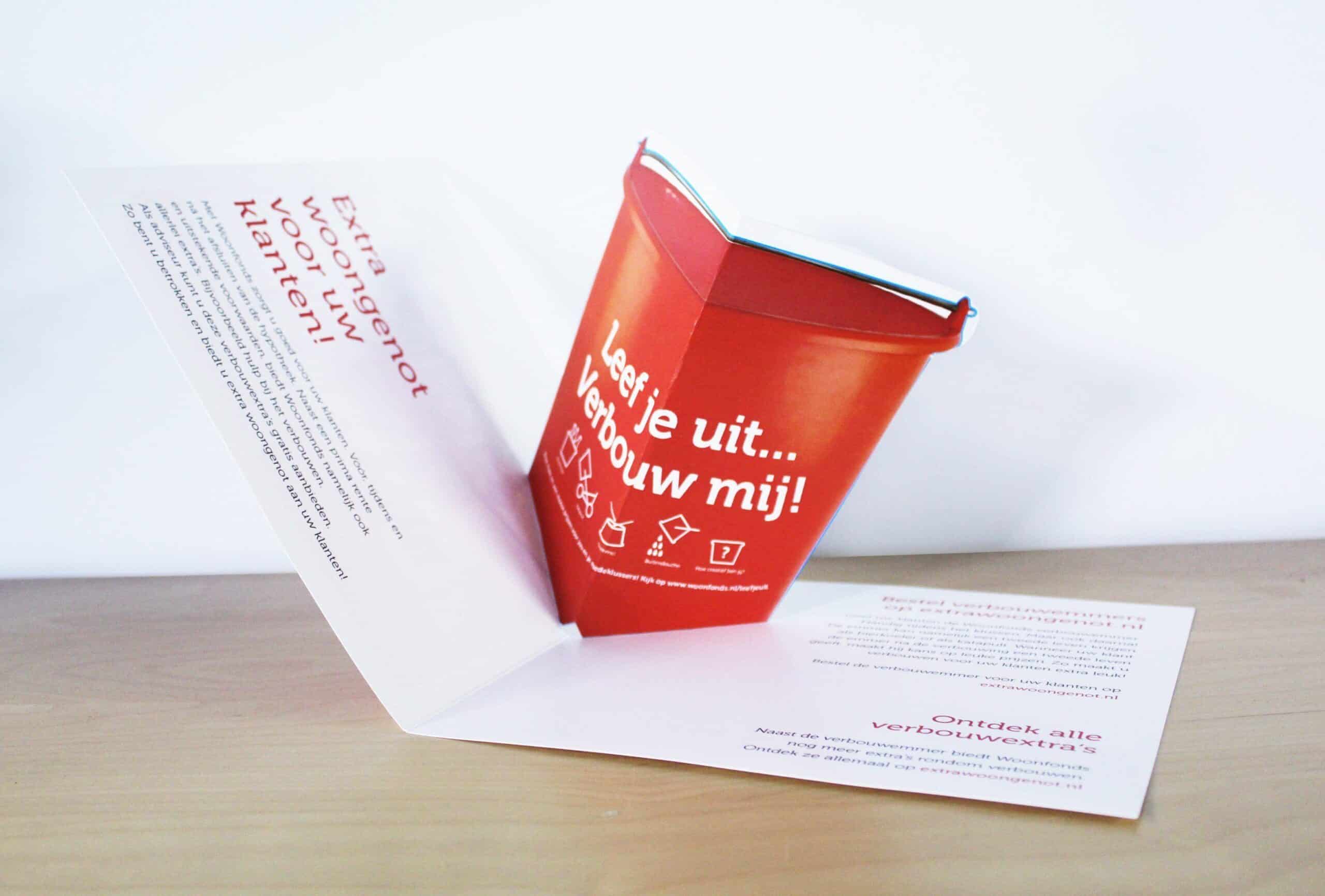 Business direct mailing Pop-up Card from the Housing Fund