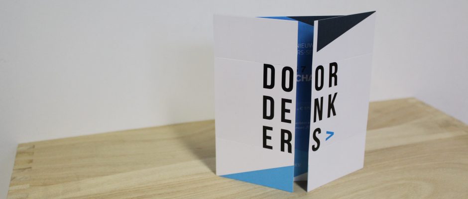 Case Direct Mailing Turning Card Vouwkaart Doordenkers