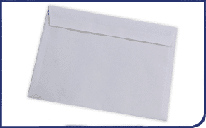 Case Direct Mailing Hexagon Pencil Envelope White