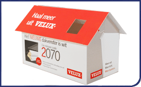 Case Direct Mailing Out of the Box Pop Up Cottage Velux