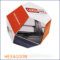 Case Direct Mailing Out of the Box Pop Up Ball Hexagon