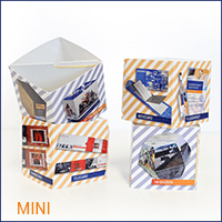 Case Direct Mailing Out of the Box Mini Pop Up Cube