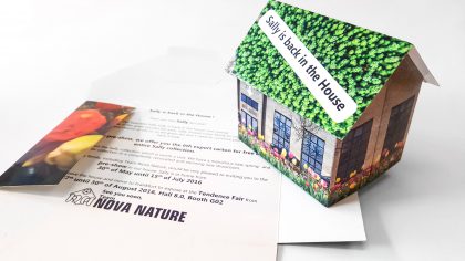 Case Direct Mailing Out of the Box Pop Up Huisje Nova Nature