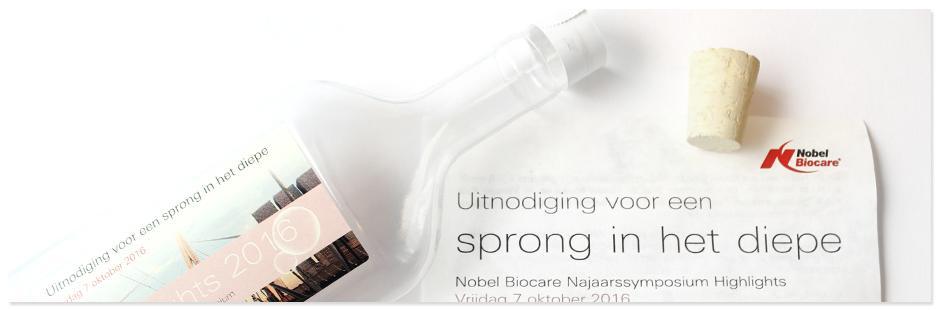 Bottle-mail-send-as-invitation-nobel-biocare