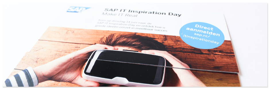 Turntable invitation for SAP IT day