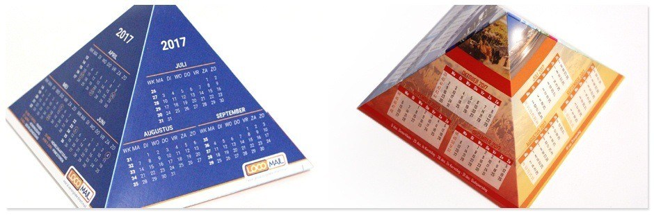 Kalender versturen op eindejaarsmailing