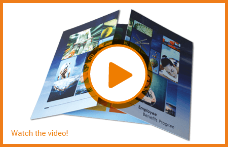 Case Direct Mailing Turning Card Vouwkaart Video