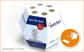 Pop up Ball Penholder direct mail