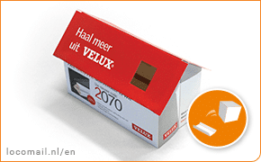 Pop up House direct mail