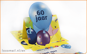 Pop up Slider Card direct mail