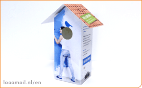 Birdhouse as direct mail product
