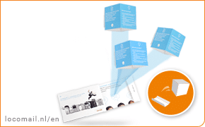 Mini Pop up Cube 3 cubes direct mail