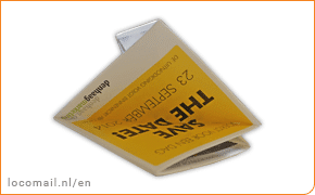 Twist Effect Card as direct mail product