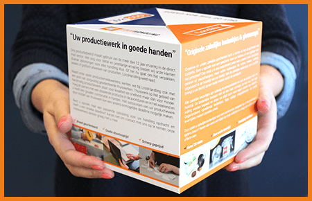 Mega Pop up Cube direct mailing