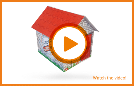 Case Direct Mailing Out of the Box Pop Up Kubus Huisje Video