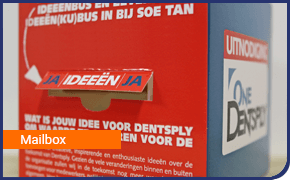 Mailbox possibility of the Rectangular Pop up