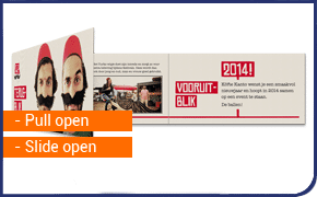 Tri fold leaflet message in a bottle