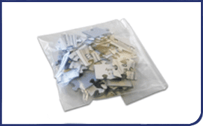 The puzzle pieces in a bag of the Puzzle DM
