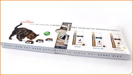 Tailor made direct mail product Royal Canin