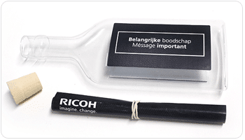 Interactive Mailer Message in a Bottle