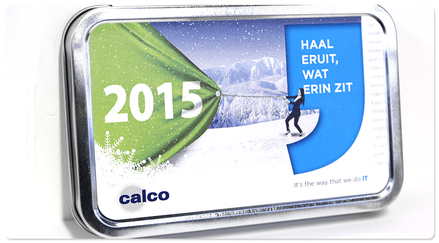 Interactive Mailer Message in a Tin