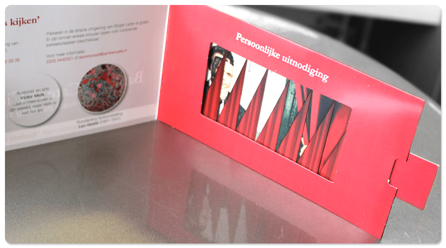 Manual Dissolver B2B invitation direct mail