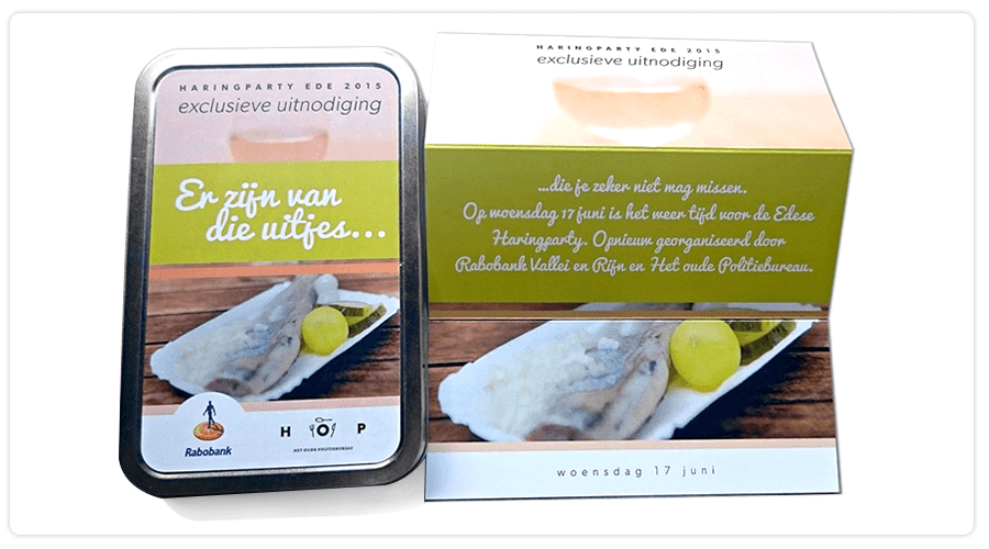 Herring party Invitation BliQje DM