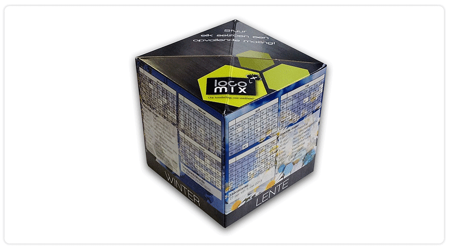 Pop up Calendar Pop up Cube 90x90