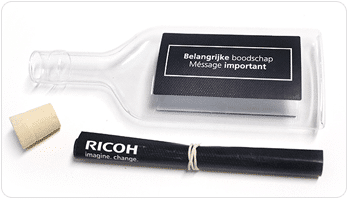Printed Promotional Product Message in a Bottle