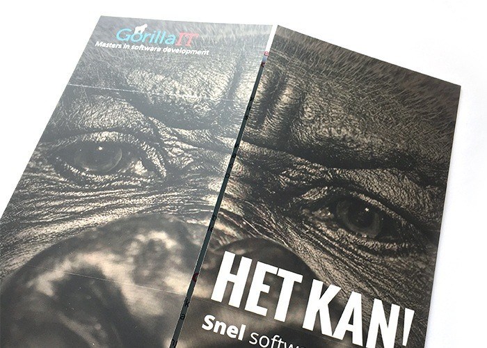 Kwaliteit direct mail ter promotie Gorilla IT