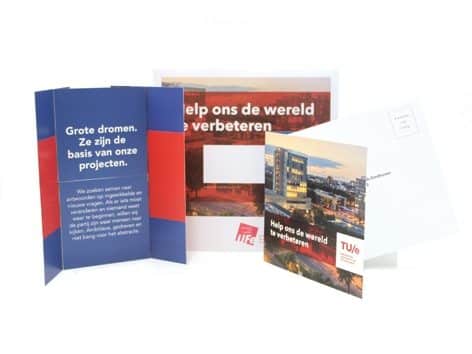 Case Direct Mailing Turning Card Folding Card TU Eindhoven
