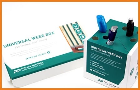 The Pop up Cube as a pen holder. This direct mail will stay bandaged on your customer's desk