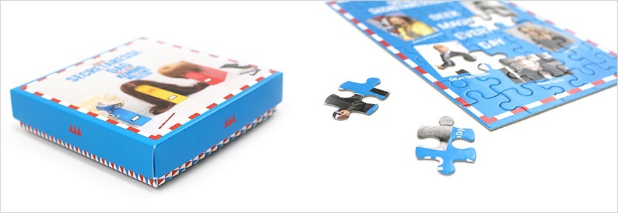Puzzle Card Direct Mail Example