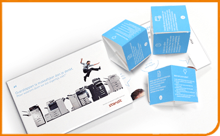 Case Direct Mailing Out of the Box Cube Gift Certificate