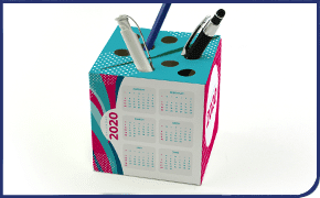 Case Direct Mailing Out of the Box Calendar Cube