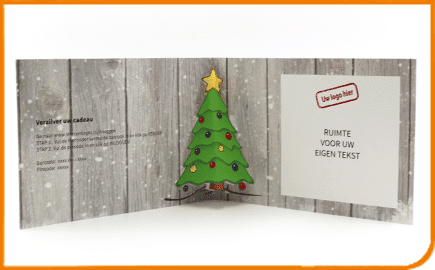 Case Direct Mailing End of Year Mailing Christmas Pop Up Card