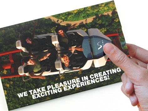 Twin Sliders direct mail for Vekoma