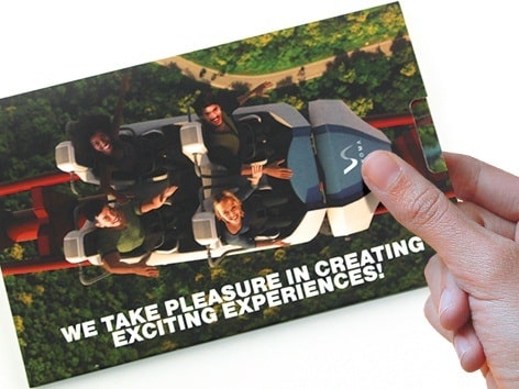 Twin Sliders direct mail voor Vekoma