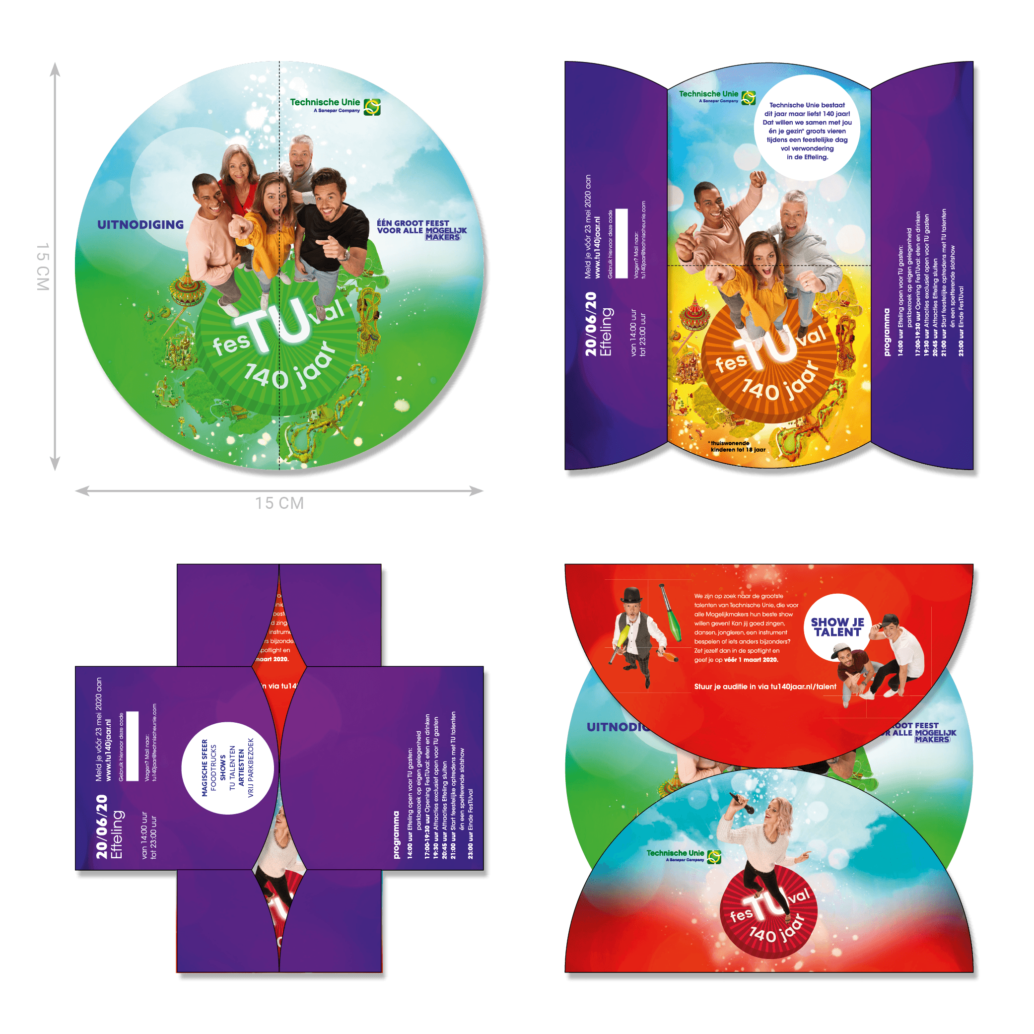 Never Ending Card Round size
