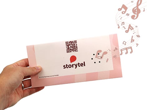 Case Direct Mailing Music Card Storytel