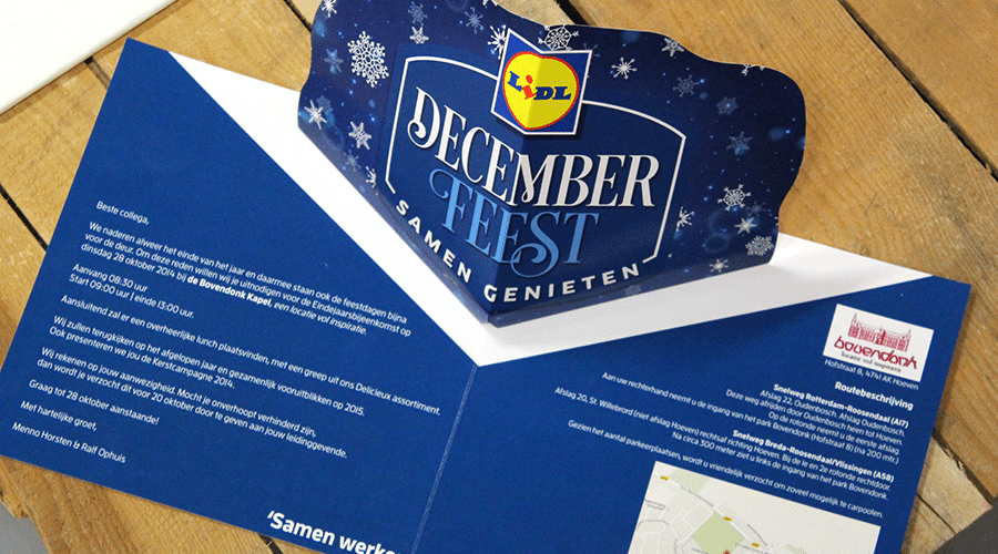 Case Pop Up Kaart Eindejaarsmailing Kerst Lidl