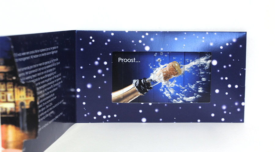 Case Direct Mailing Eindejaarsmailing Champagne Change Card