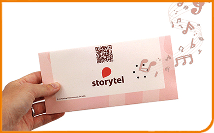 Case Direct Mailing Muziekkaart Geluid Storytel