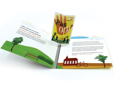 Case Direct Mailing 2D Pop Up Kaart Schoolzone