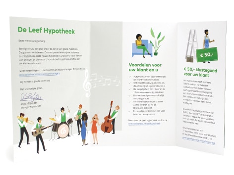 Centraal Beheer stuurt Muziekkaart als direct mail